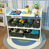 organizador de brinquedos 3 prateleiras mais 4 caixas pequenas e 2 grandes 2