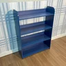 organizador de brinquedos azul 4 prateleiras 4cxp 2cxg 2