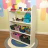 organizador infantil de brinquedos com 4 prateleiras acompanha 4 caixas one grande e 2 caixas one maxi 1