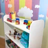 organizador infantil de brinquedos com 4 prateleiras acompanha 4 caixas one grande e 2 caixas one maxi 3