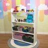 organizador infantil de brinquedos com 4 prateleiras acompanha 4 caixas one grande e 2 caixas one maxi 5