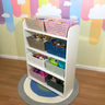 organizador infantil de brinquedos com 4 prateleiras acompanha 8 caixas grandes sem tampa 1