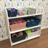 organizador de brinquedos 3 prateleiras mais 4 caixas pequenas e 4 grandes 1