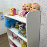 organizador infantil para brinquedos com 4 prateleiras 2