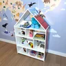 casinha estante para brinquedos e livros snoopy 3