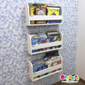 kit com 3 tres organizador de livros infantil 60 cm largura 6