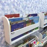 kit com 4 quatro organizador de livros infantil 60 cm largura 4