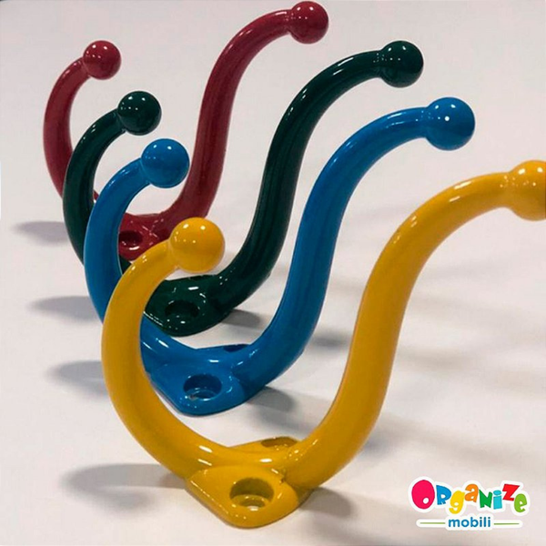 organizador de bolas infantil com ganchos organizador branco 2