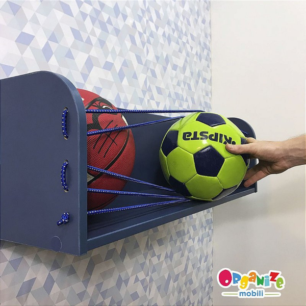 organizador infantil para bolas cor azul 6