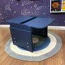 mesa para duas criancas azul com regulagem 4