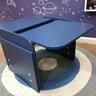 mesa para duas criancas azul com regulagem 5