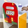 cadeira infantil branca com regulagem de altura tema lego 3