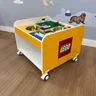 mesa infantil montagem lego pequena com tema 5