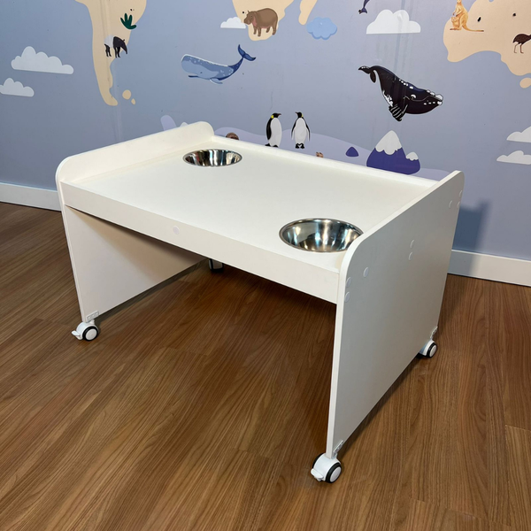 mesa montagem lego com duas cubas externos e rodizio 2