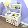 mini cozinha infantil amarela 2