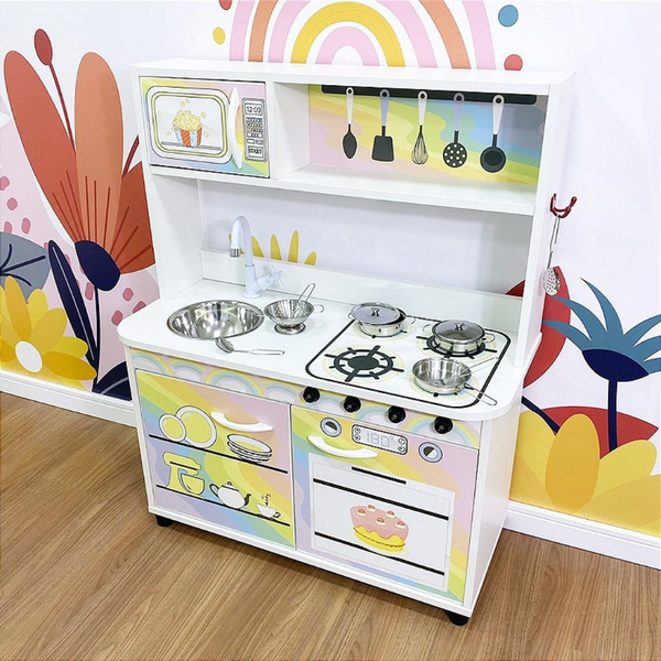 mini cozinha infantil arco iris 3