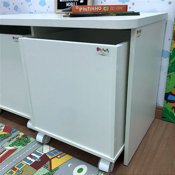 rack infantil para dois baus 2 bau infantil organizador de brinquedos c 3
